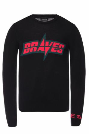 Sweter z wyszytym napisem, zdjęcie 1 Sweter z wyszytym napisem od Diesel